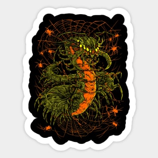 Centipede X Spiders Sticker